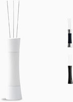 CREMA Coffee Products Weiss Distribution Technique (WDT) Tool | Even Coffee Ground Distribution for Better Extraction | Stainless Steel with Silicone Grip | Includes 6 Pins & Storage Vault | White