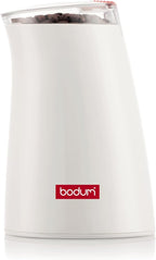 Bodum C-Mill Electric Blade Coffee and Spice Grinder, Stainless Steel Blade, White