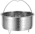 UPKOCH Stainless Steel Vegetable Steamer Basket for Cooking, 6.88 Inch Steaming Basket for Pot, Dumplings, Veggies, Rice, Seafood, Home and Restaurant Use