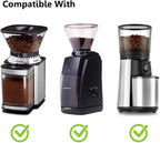 Coffee Grinder Tray for Baratza Encore Esp, QHAND Coffee Grounds Catch Tray Compatible with Baratza Encore Coffee Grinder (Black)