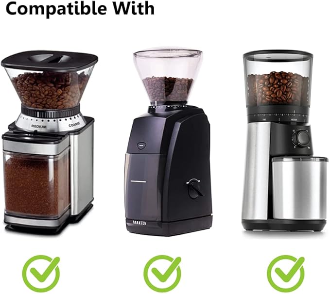 Coffee Grinder Tray for Baratza Encore Esp, QHAND Coffee Grounds Catch Tray Compatible with Baratza Encore Coffee Grinder (Black)