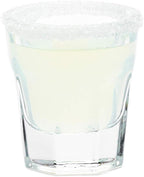 Restaurantware Otto 1 Ounce Shot Glasses Set Of 6 Paneled Whiskey Shot Glasses - Fine-Blown Heavy Base Dishwasher-Safe Clear Glass Shot Glass Set Chip-Resistant For Whiskey Tequila or Vodka