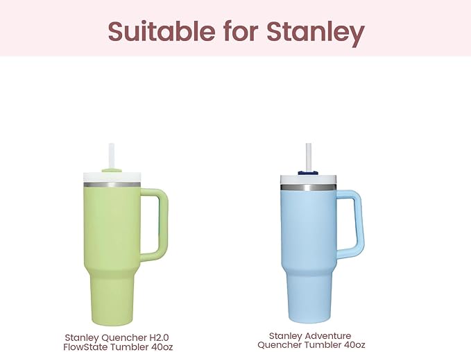 Silicone Boot for Stanley, Cup Bottom Protector Sleeve Accessories for Stanley Quencher H2.0 FlowState Tumbler 40oz / Stanley Adventure Quencher Tumbler 40oz (Pink)