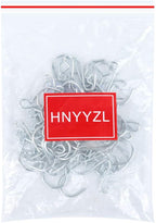 HNYYZL 30 Pack S Shaped Hooks Stainless Steel Metal Hangers Hanging Hooks for DIY Crafts, Hanging Jewelry, Key Chain, Tags, Fishing Lure, Net Equipment