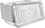 Aluminum Pans Full Size, Large Disposable Roasting & Baking Pan, 21"x13" Deep Foil Pans (100 Pack) Extra Heavy Duty Chafing Trays for Hotels, Restaurants, Caterers, Steam Table, Buffets & Bakeware