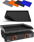 KITCHEN PERFECTION 22" Premium Silicone Griddle Cover Mat For Blackstone Griddle 22 Inch - Hermetic Protection From Rust & Debris All Year, Fits All Blackstone 22 Inch Models - Food Grade Silicone