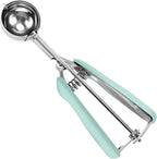 Cookie Scoop 2 Tablespoon, Size #40 Cookie Dough Scoop, 2 Tbsp/ 30 ml/ 1 oz Cookie Scoop for Baking, Mint, Spring-Loaded Scoop, Comfortable Grip