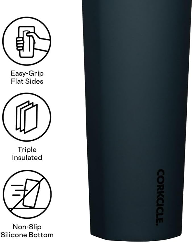 Corkcicle Sport Canteen Insulated Tumbler, Rucksack, 20 oz – Reusable Water Bottle Keeps Beverages Cold for 25 Hours & Hot 12 Hours – Cupholder Friendly Tumbler with Screw-On Cap