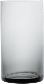 Restaurantware-Vetri 16 Ounce Tall Drinking Glasses, 24 Dishwashable Beverage Glasses - No-Lead, Elegant, Gray Glass Tumblers, Ideal For Water, Juice Beer, Cocktails, Liquor, Iced Tea, And More