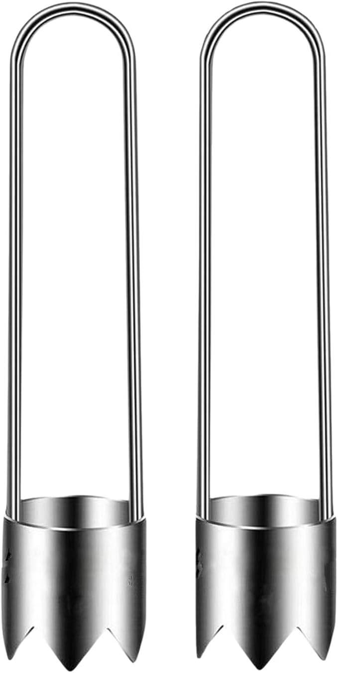 Fruit and Vegetable Corer Pepper Seed Apple Remover Bell Pepper Tomato Corer Tool Stainless Steel Kitchen Gadget