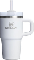 STANLEY Quencher H2.0 Tumbler with Handle and Straw 20 oz | Flowstate 3-Position Lid | Cup Holder Compatible for Travel | Insulated Stainless Steel Cup | BPA-Free | Frost