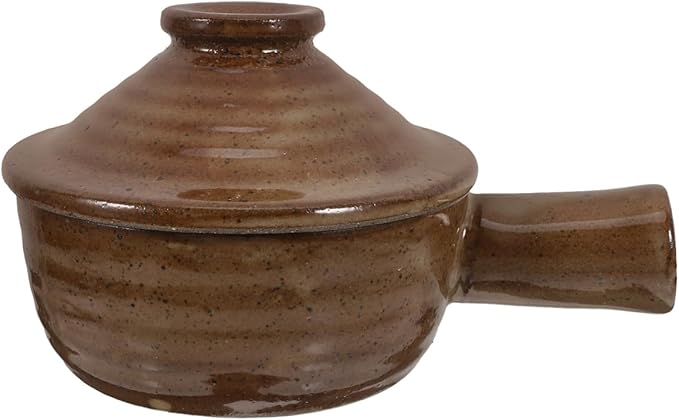 Ceramic Casserole with Lid Microwave Safe Stew Pot for Home Cooking Versatile Clay Cookware for Rice Noodles and More