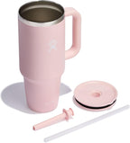 Hydro Flask 40 Oz Travel Tumbler with Handle, Lid and Straw - Insulated Stainless Steel in Trillium