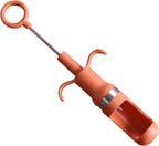 Red Dates Corer, Jujube Pitter Multifunctional, Portable Fruit Core Remover with Unique Design Fruit Core Remover for Red Dates, Pear, Cherry, Jujube (Orange)