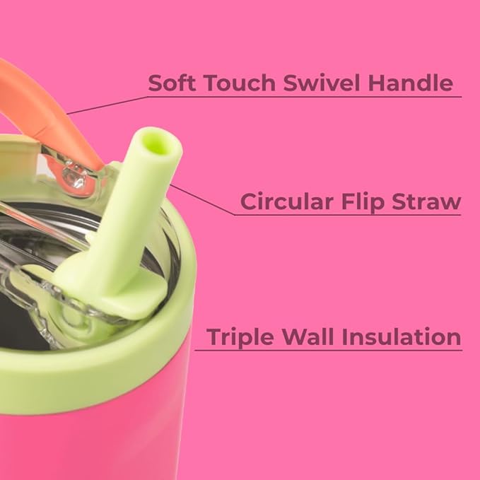 HydroJug Sport - Stainless Steel Tumbler with Straw, Vacuum Insulated, 32oz Leakproof Water Bottle, Ergonomic Design, Reusable, Dishwasher Safe, Rubber Base, Durable for Gym or Outdoors, Orchid