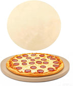 15" Round Baking Stone for Grill Oven, Heavy Duty Cordierite Bread Cooking Pan, Thermal Shock Resistant, Ideal for Making Crisp Crust Pizza