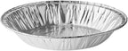 1000-Pack 6" Foil Pie Pans - Medium 7/8" Depth Disposable Aluminum Pie & Tart Pans with Full Curl Rim - For Bulk Baking, Portion Prep, To-Go Meals, Market Stands & Foodservice Lines