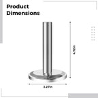 Meat Tenderizer Hammer, 304 Stainless Steel Meat Pounder, Heavy Duty Meat Flattener, Smooth Surface, Dishwasher Safe, Ideal for Tenderizing Meat, Multitasking Kitchen Tool