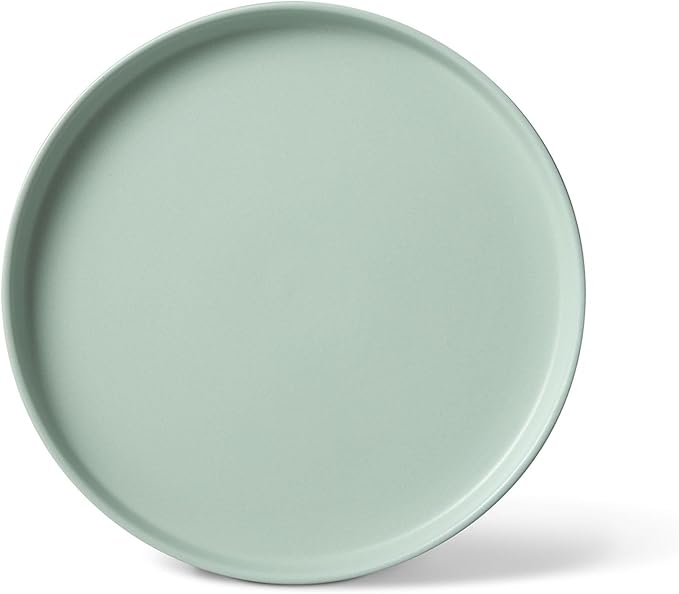 Sango 16-Piece Stoneware Dinnerware Set for 4, Satin Glazed Plates and Bowls Sets with Matte Finish, Ceramic Dish Set, Durable Kitchen Dishes, Microwave & Dishwasher Safe Dining, Rollo Artist's Blend