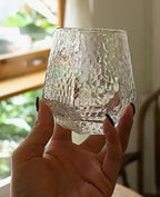 40 count Diamond Unbreakable Stemless Plastic Wine Champagne Whiskey Glasses Elegant Durable Disposable Indoor Outdoor Ideal for Home, Office, Bars, Wedding, 12 Ounce Cups (Hammered Clear)