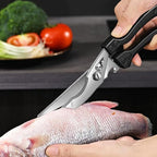 Heavy Duty Kitchen Chicken Shears With Anti-Slip Handle & Safety Lock Rust Proof Bone Cutting Scissors for Cutting Chicken & Chopping Vegetables