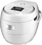 CUCKOO CR-1020F 10-Cup (Uncooked) / 20-Cup (Cooked) Micom Rice Cooker with Nonstick Inner Pot, 16 Menu Options, LCD Display, Fuzzy Logic Tech, Auto Clean (White)