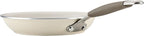 Rachael Ray Cucina Ceramic Nonstick Frying Pan/Skillet, 8.5 Inch Non Stick Open Fry Pan, Dishwasher Safe - Almond
