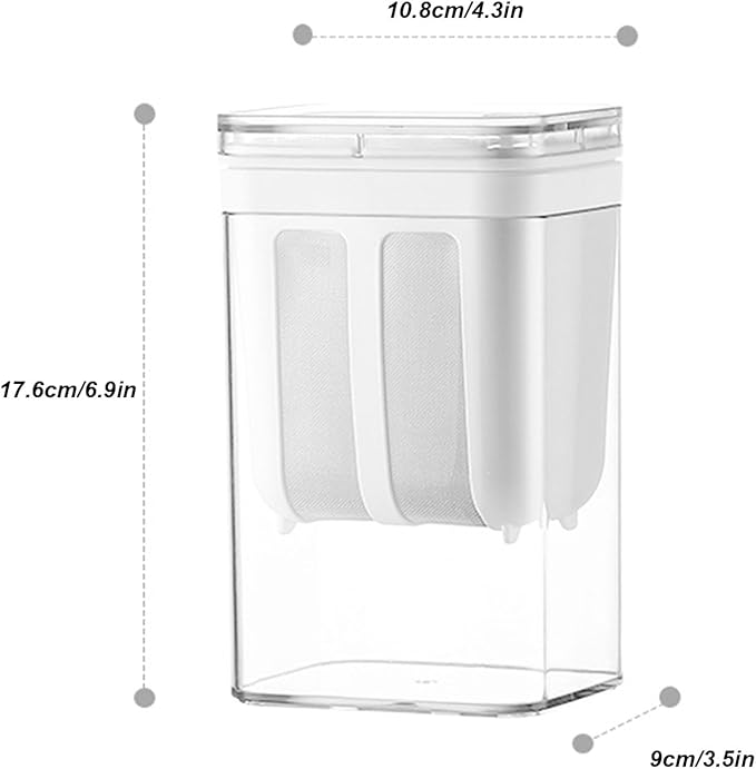 Ejoyous Yogurt Strainer, Greek Yogurt Filter Maker, Whey Separation Tool, Cheese Separator, Fine Mesh Bag and Lid, Homemade Yogurt, Soybean Milk