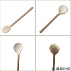Ceramic Small Coffee Spoon Retro Small Porcelain Spoon Mini Teaspoons For Coffee Sugar Dessert Cute Tableware Pack of 3