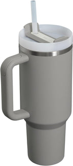 STANLEY Quencher H2.0 Tumbler with Handle and Straw 40 oz | Flowstate 3-Position Lid | Cup Holder Compatible for Travel | Insulated Stainless Steel Cup | BPA-Free | Ash