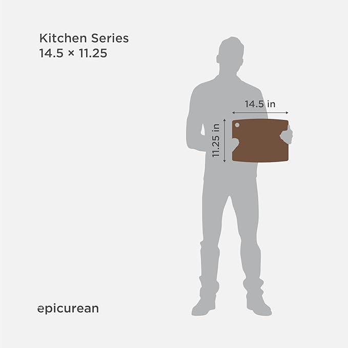 Epicurean Kitchen Series Cutting Board, 14.5-Inch x 11.25-Inch, Nutmeg