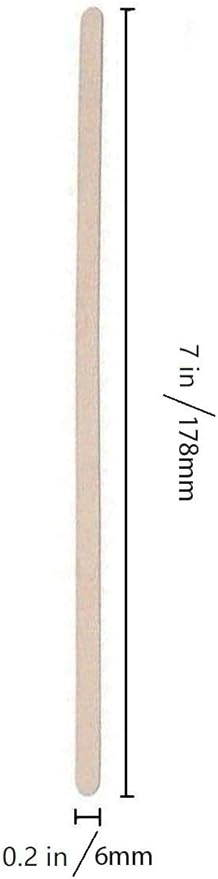 Coffee Stirrers Sticks,Disposable Wooden Coffee Stick Beverage Stirrers, Suitable For Coffee Nook Tea Drinks and Bartending, 7 Inches,200 Sticks.