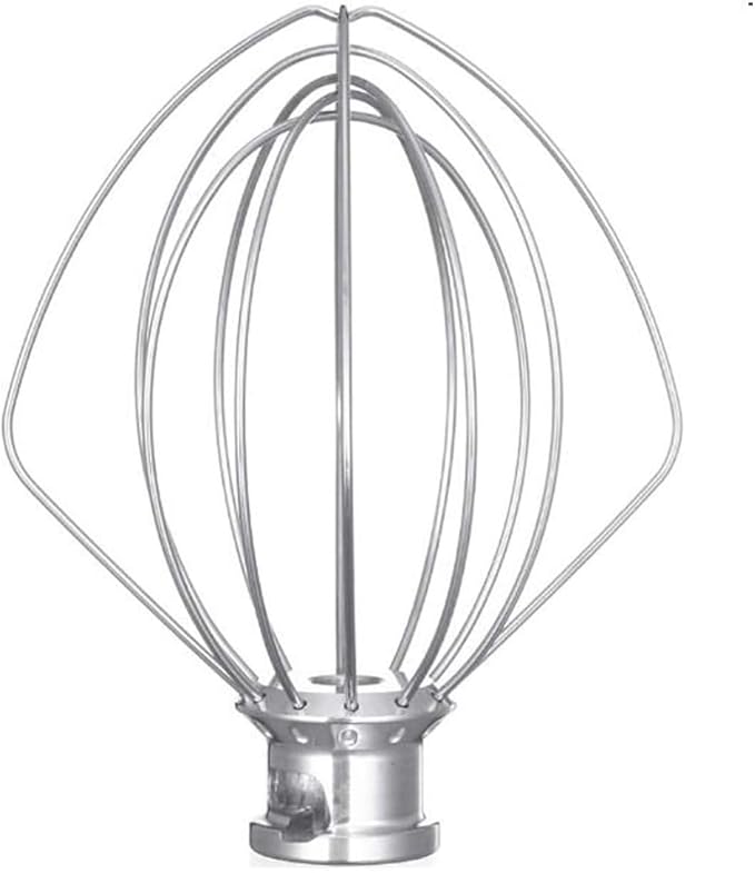 4.8 L Tilt Head 6-Wire Whip(K45WW) Attachment, Compatible with KitchenAid Artisan Tilt-Head Stand Mixer Mixer:K45SS, KSM75, KSM95, KSM150PS, KSM152PS and KSM155GB (K45WW/4.5 Quart)