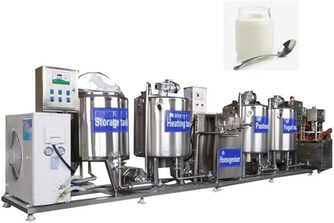 Commercial yogurt maker, Yogurt Fermentation Machine, Imported Compressor & 50mm Insulation, Multi-Functional Milk Pasteurization Equipment for Farms, Collection Stations