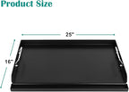 25"x16" Nonstick Coating Griddle for Gas Grill, Universal Griddle Insert for Gas Stove/Gas Grill/Electric/Charcoal, Flat Top Plate for Outdoor Cooking and Camping Grilling