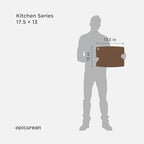 Epicurean Kitchen Series Cutting Board, 17.5-Inch × 13-Inch, Nutmeg