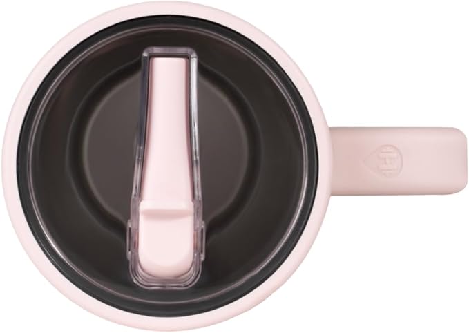 HydroJug Traveler - 32 oz Water Bottle with Handle & Flip Straw - Fits in Cup Holder, Leak Resistant Tumbler-Reusable Insulated Stainless Steel & Rubber Base - Gifts for Women & Men, Sweet Cherry