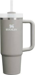 STANLEY Quencher H2.0 Tumbler with Handle and Straw 30 oz | Flowstate 3-Position Lid | Cup Holder Compatible for Travel | Insulated Stainless Steel Cup | BPA-Free | Ash