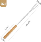 Pack of 6 Fondue Forks Chocolate Cheese Dipping Set Candy Dipping Forks, DIY Baking Supplies Stainless Steel Cake Dipping Fork