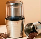 Saachi 2-in-1 Electric Coffee Grinder Plus Wet and Dry Spice Grinder with 2 Stainless Steel Blades Removable Bowls, SA-2915