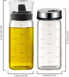 TINMIX Revolving Spice Rack Organizer, Rotating Seasoning Holder Shelf for Kitchen Countertop Cabinet, 4 Large 200ml Glass Jars + 1 Oil Dispenser Bottle