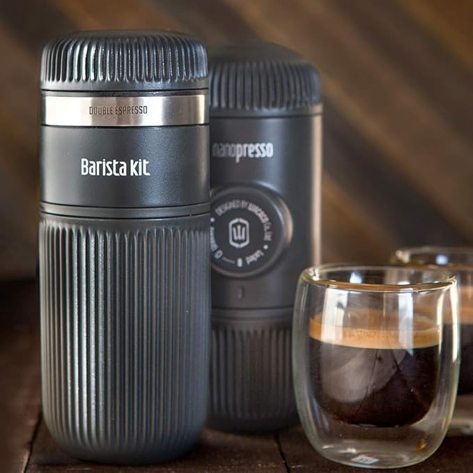 WACACO Nanopresso Barista Kit, Accessory for Nanopresso Portable Espresso Machine, Double Espresso, Lungo