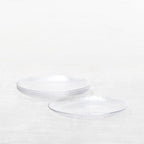 Fortessa Los Cabos Glass Dinnerware Collection, Dinner Plate (Set of 4), 10.5 Inch, Clear