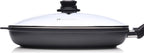 Swiss Diamond Frying Pans Nonstick with Lid, Features Nonstick Diamond Coated Aluminum Skillets and Oven Safe Frying Pans with Lids, Cover Included, 12.5 Inch