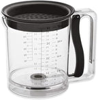 Amco 32oz Grease Separator with Bottom Release - Innovative Design for Mess-Free Pouring, Incremental Measurement Markings for Accuracy - Dishwasher Safe