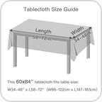 maxmill Jacquard Tablecloth Swirl Design Water Resistance Antiwrinkle Heavy Weight Soft Table Cloth for Buffet Banquet Parties Event Holiday Dinner Rectangle 60 x 84 Inch Beige