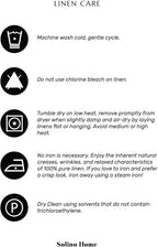 Solino Home Linen Natural Table Runner 72 Inches Long - 100% Pure Linen Hemstitch Table Runner 14 x 72 Inch for Dresser, Dining, Summer, Fall, Autumn, Halloween - Classic Hemstitch