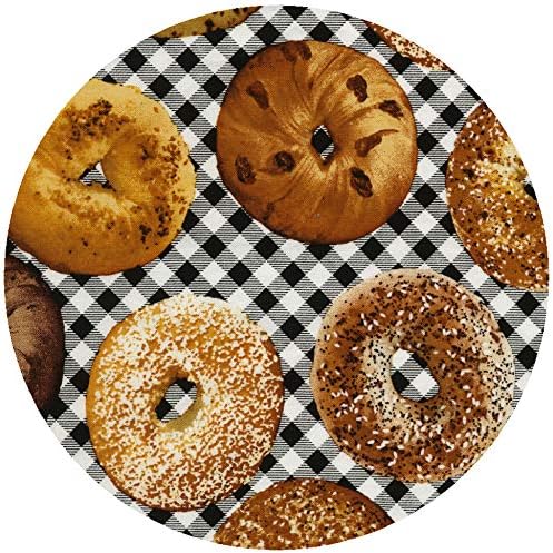 Andreas Silicone JO-315 Non-Slip 6.25" Jar Opener, Easy Lid Opener, Made with Silicone and Fabric, Dishwasher Safe, Garlic Peeler, Bagels, 6.25 inch