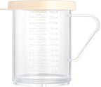 Restaurantware RW Base 10 Ounce Clear Plastic Dredge Spice Shaker 1 Reusable Dry Rub Shaker - Includes Beige Perforated Lid With Handle Clear Polycarbonate Spice Shaker For Fine Seasonings