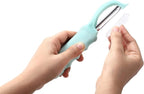 Spring Chef Premium Swivel Vegetable Peeler, Soft Grip Handle and Ultra Sharp Stainless Steel Blades - Perfect Kitchen Peeler For Veggie, Fruit, Potato, Carrot, Apple - Mint